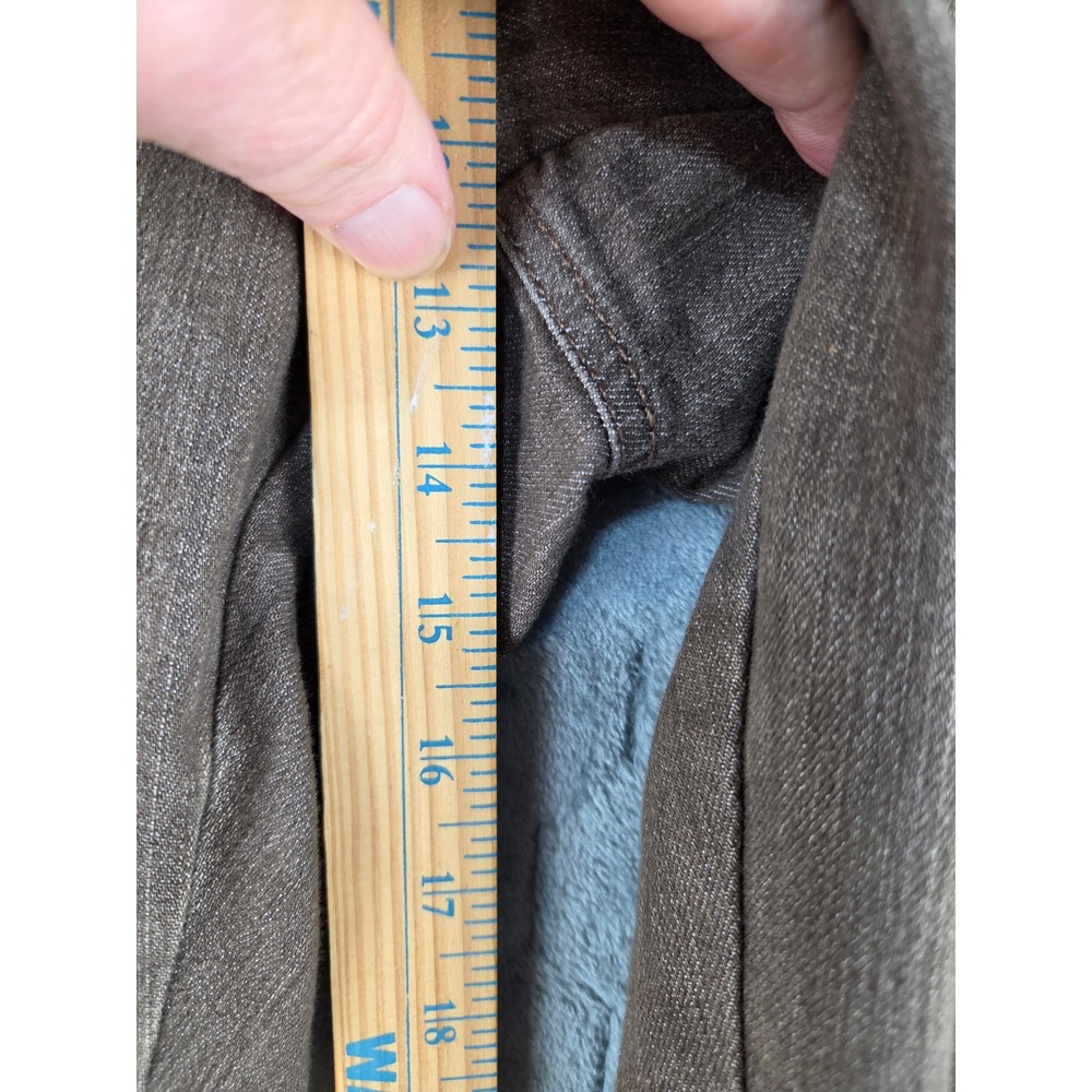 Gloria Vanderbilt Amanda High Rise Straight Leg Brown Jeans Womens Size 18 Missy - Picture 9 of 11